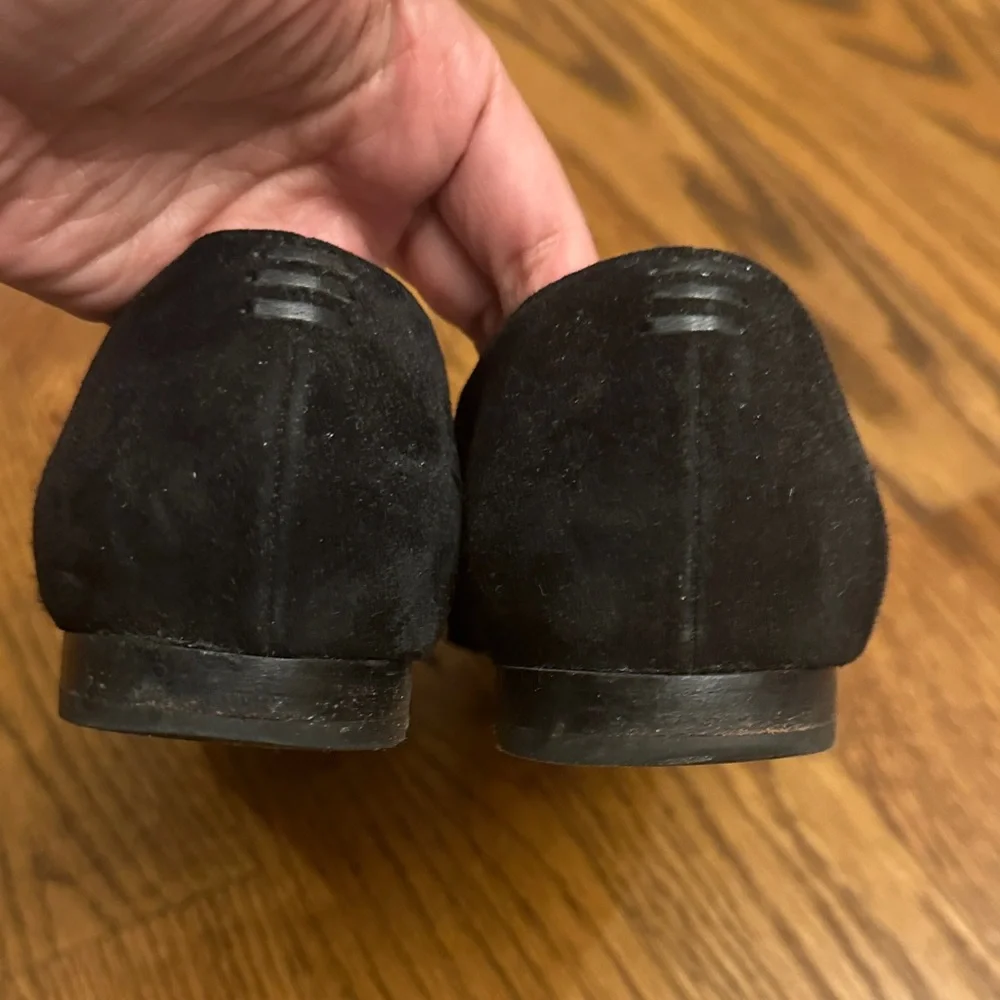 GUC Sarah Flint Black Crisscross Flats; 8 - Picture 3 of 5